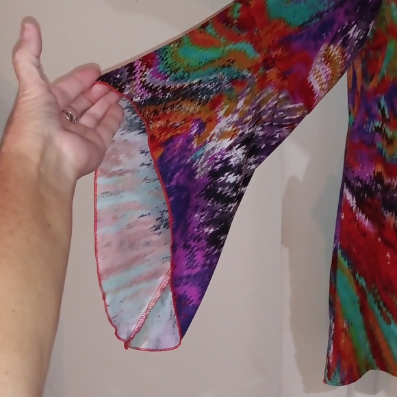 Women's new direction tie-dyed hippie style pullover shirt size of XL - Picture 2 of 4